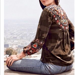 Johnny Was Lailani Paris Effortless Blouse Top